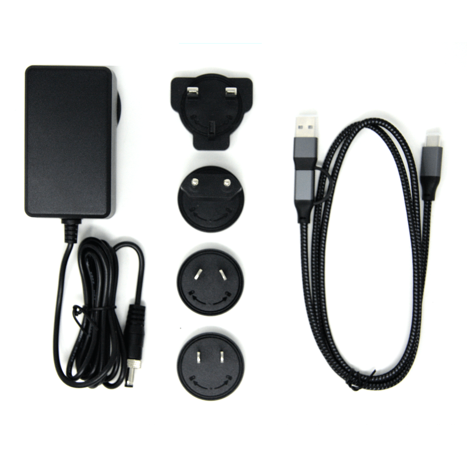 V1000 accessories including a power plug